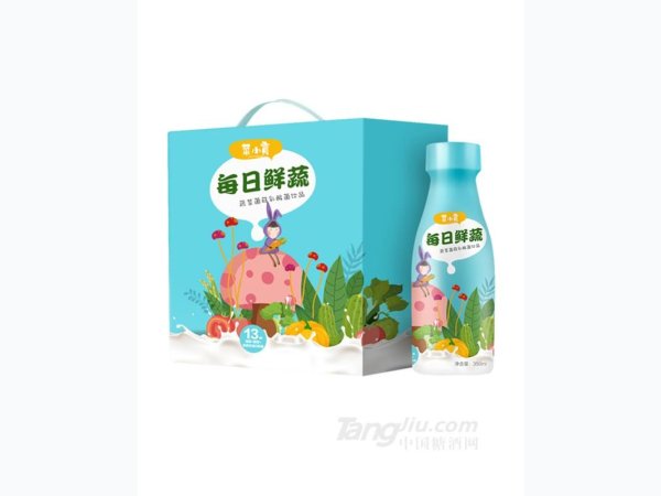 菜小宝每日鲜蔬蔬菜菌菇乳酸菌饮品350ml 图1