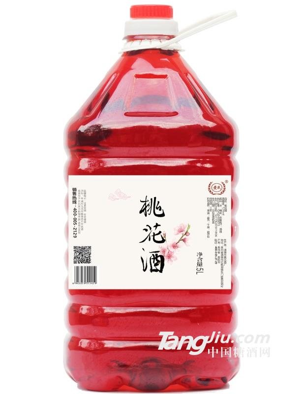 12&deg;黄氏桃花酒（桶装）-5L