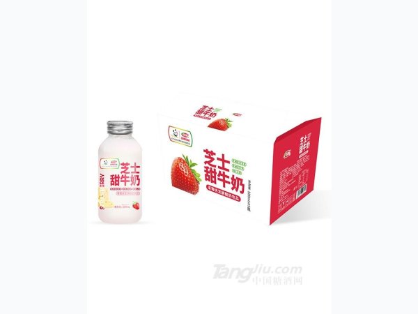 芝士甜牛奶草莓味320ml 图1