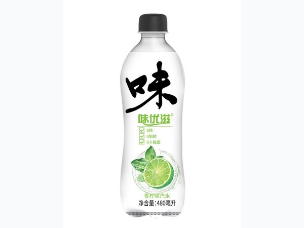 味优滋青柠味汽水480ml 图1