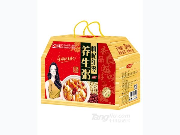 浩明枸杞红枣养身粥箱装 图1