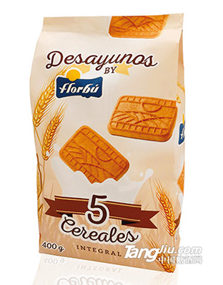 5 cereales 5种谷物粗粮饼干-400g