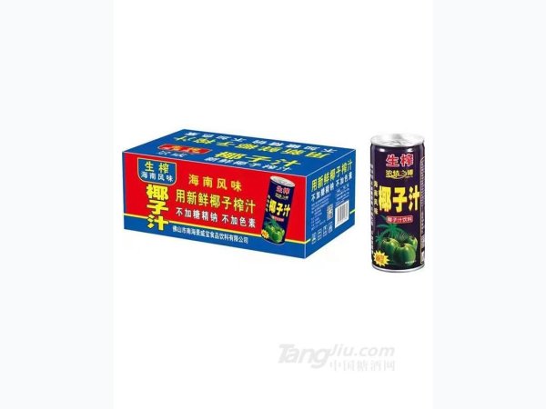生榨椰子汁238ml 图1