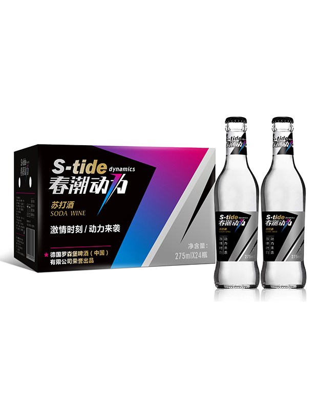 春潮动力纯情白苏打酒（箱装24瓶）
