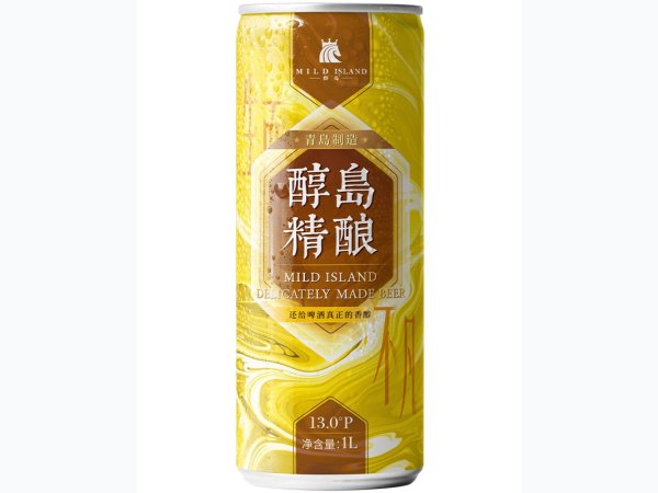醇岛精酿黄啤1l