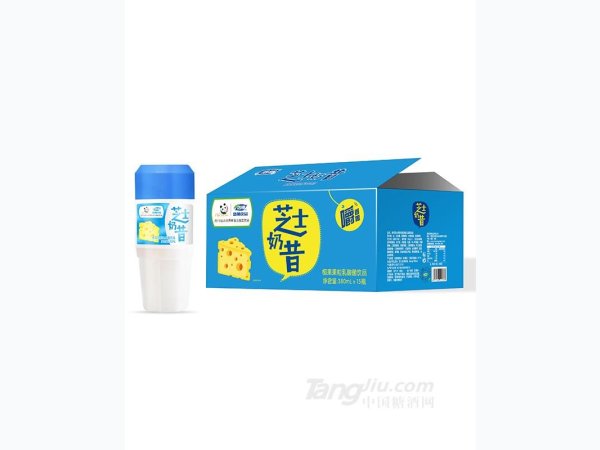 椰果果粒芝士奶昔380ml 图1
