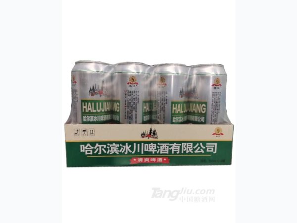 哈尔滨鲁江啤酒500ml&times;12罐 图1