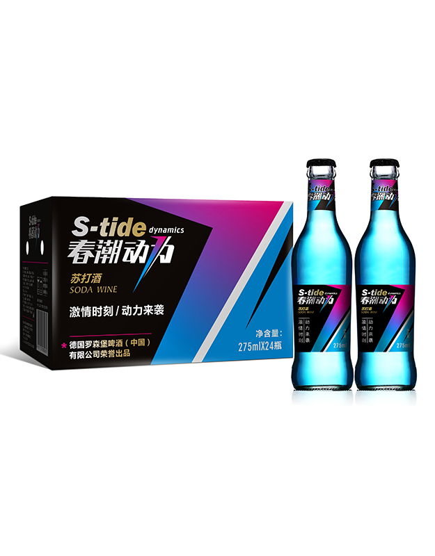 春潮动力科技蓝苏打酒（箱装24瓶）