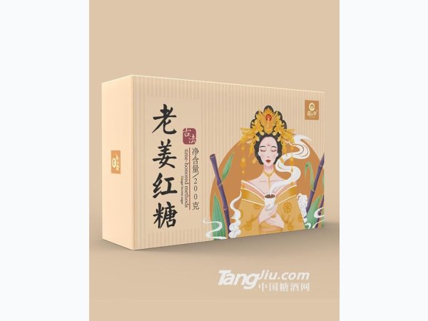 冠宇老姜红糖200克 图1