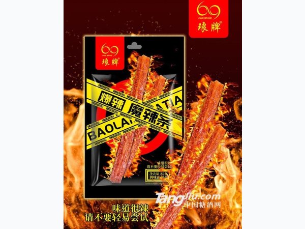 琅牌 爆辣魔辣条82g 图1