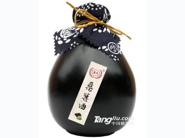 12&deg;黄氏桑葚酒（黑坛）-500ml 图1