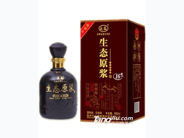 皖粮生态原浆浓香型白酒16年500ml 图1