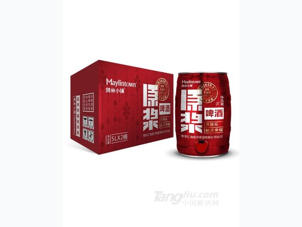 美林小镇原浆啤酒5L 图1