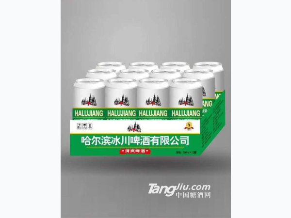 哈尔滨鲁江啤酒500ml&times;12罐 图2