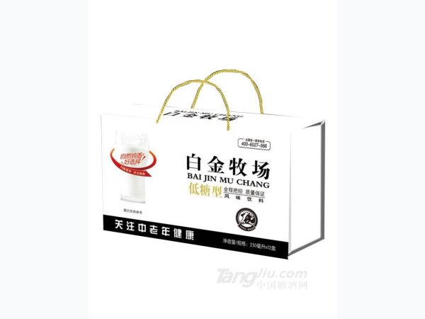 白金牧场低糖型风味饮料 图1