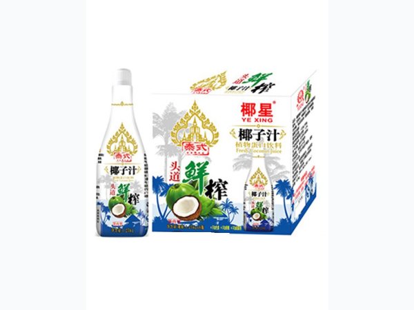 椰星泰式鲜榨椰子汁1.25kgx6瓶 图1