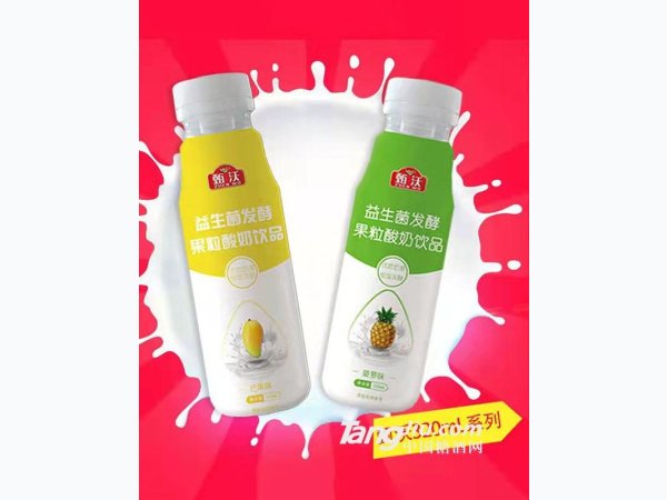 甄沃-果粒酸奶320ml 图1