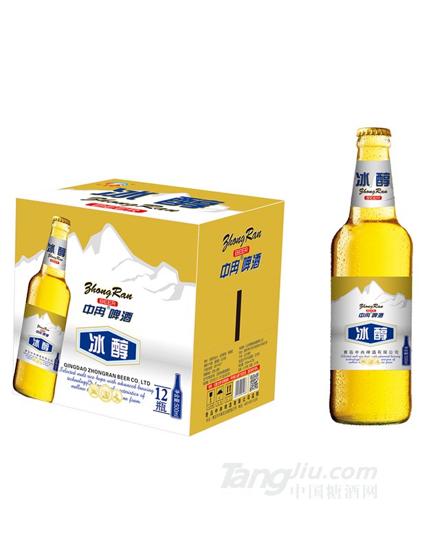 中冉啤酒冰醇500ml&times;12瓶