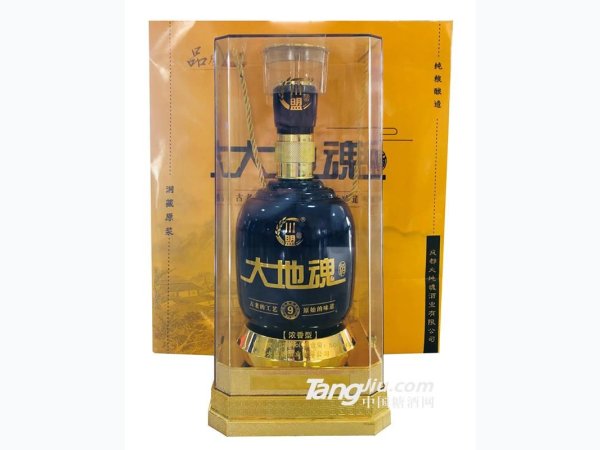 500ml大地魂黑色迎宾酒9号（礼盒) 图2