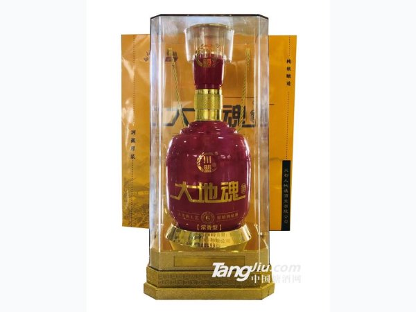 500ml大地魂红色迎宾酒6号（礼盒) 图1