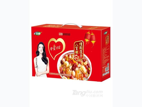 浩明桂圆莲子八宝粥张璇礼盒装 图1