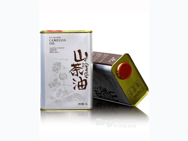 桂之坊山茶油1L马口铁