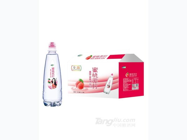 蜜桃苏打水500ml 图1
