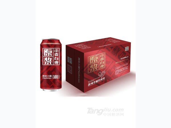 美林小镇11度原浆白啤500ml 图1