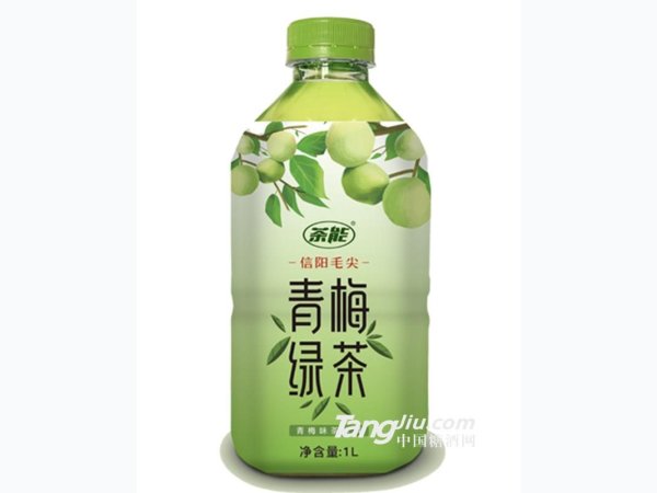 茶能青梅绿茶饮料（信阳毛尖）1L