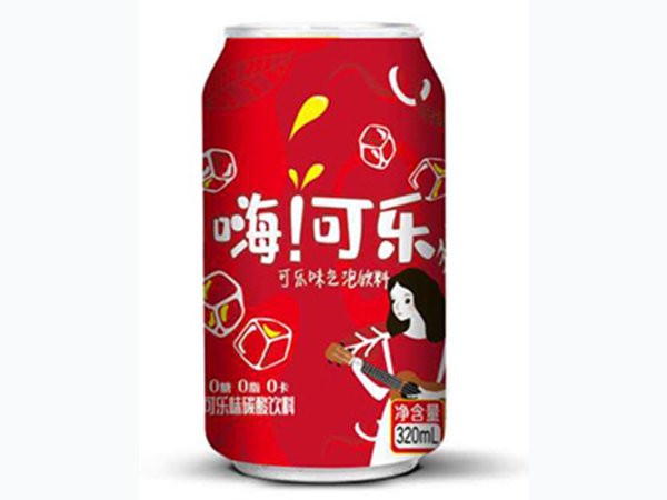 嗨！可乐可乐味气泡饮料 图1