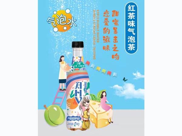 冰岛红茶味气泡茶汽水 图1