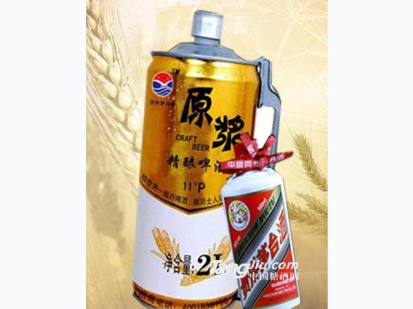 茅台原浆精酿啤酒2L 图1