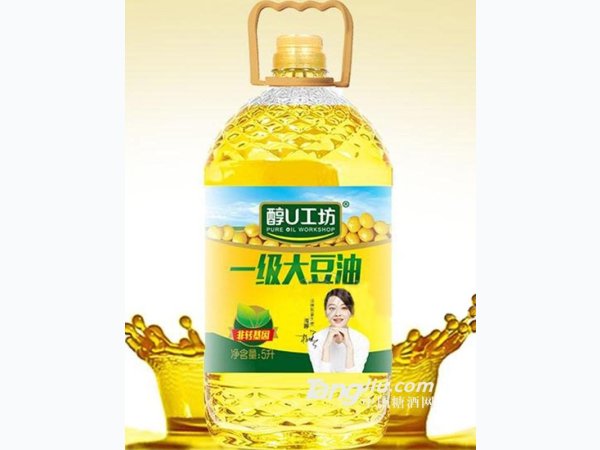 醇U工坊 一级大豆油5L 图1