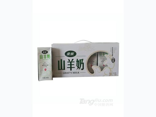 安牧山羊奶250mlx12盒 图1