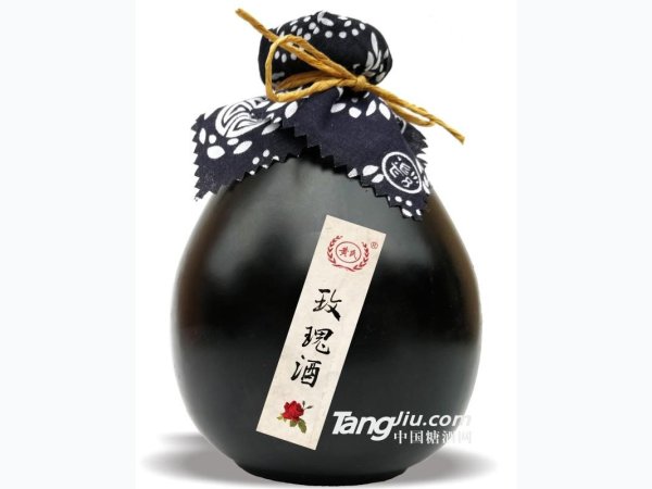 12&deg;黄氏玫瑰酒（黑坛）-500ml 图1