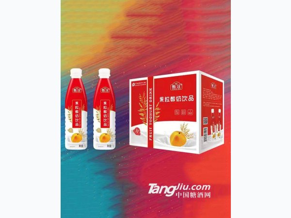 甄沃-果粒酸奶饮品1L 图1