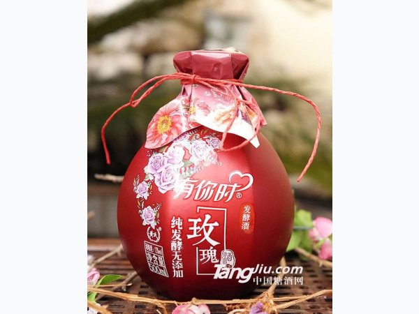 12&deg;有你时玫瑰发酵酒-500ml