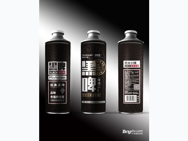 美林小镇黑啤1L 图3