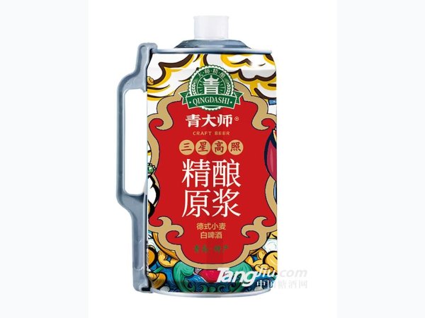 青大师-三星高照白啤酒2L 图1