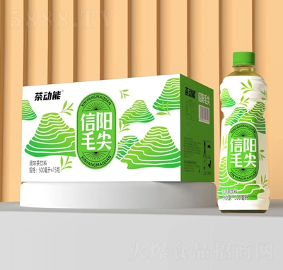 茶动能信阳毛尖调味茶饮料500ml&times;15瓶